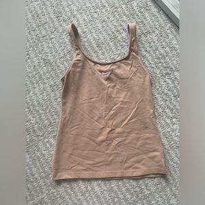NIKE tank top beige *hardly worn* size small